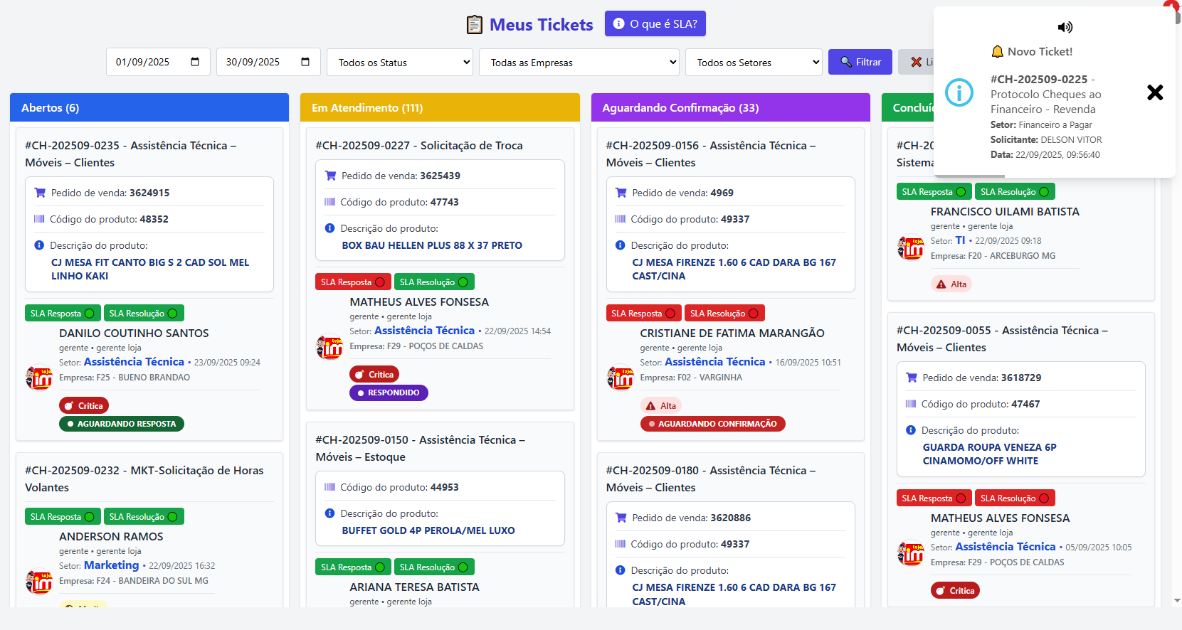 Sistema de Ticket SUPERVISIONA